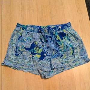 Lilly Pulitzer Katia Drawstring Shorts 5" M Medium